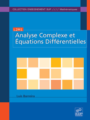 cover image of Analyse complexe et équations différentielles